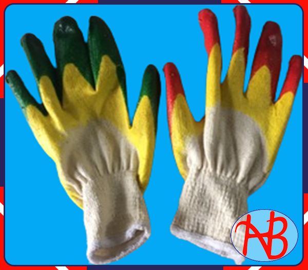 Găng tay nhúng 2 màu (Vàng - Đỏ Vàng - Xanh) - PCS13G-Y